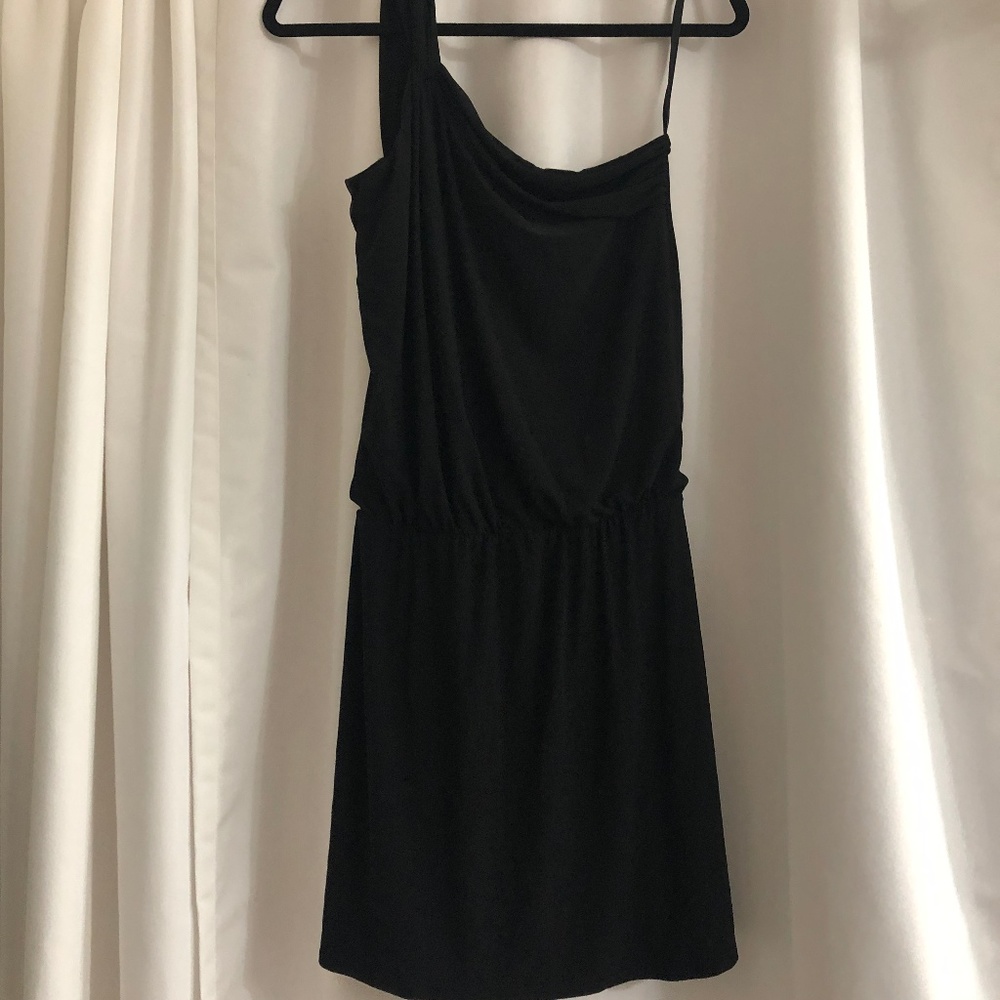Black One Shoulder Dress
